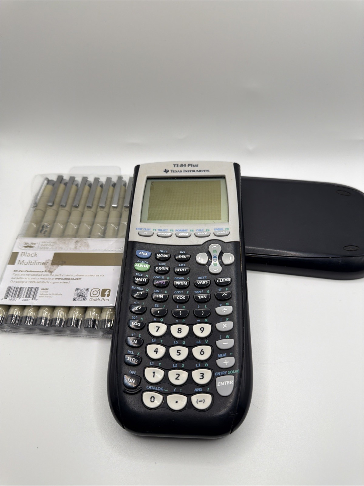 TEXAS INSTRUMENTS TI 84 Plus Graphing Tested Working School College Calculator