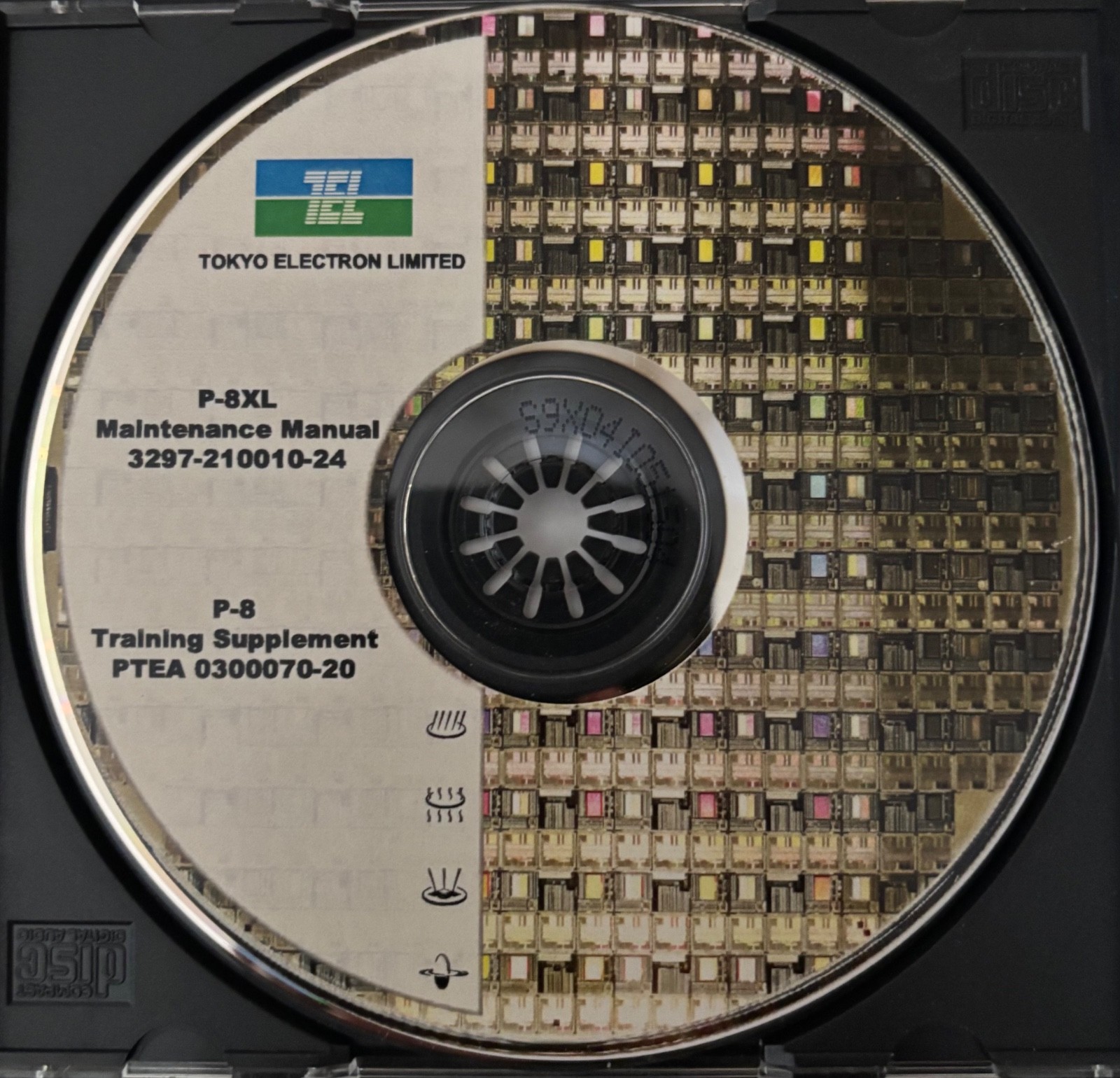 TEL Tokyo Electron Limited P-8 test systems, electronic documentation library CD