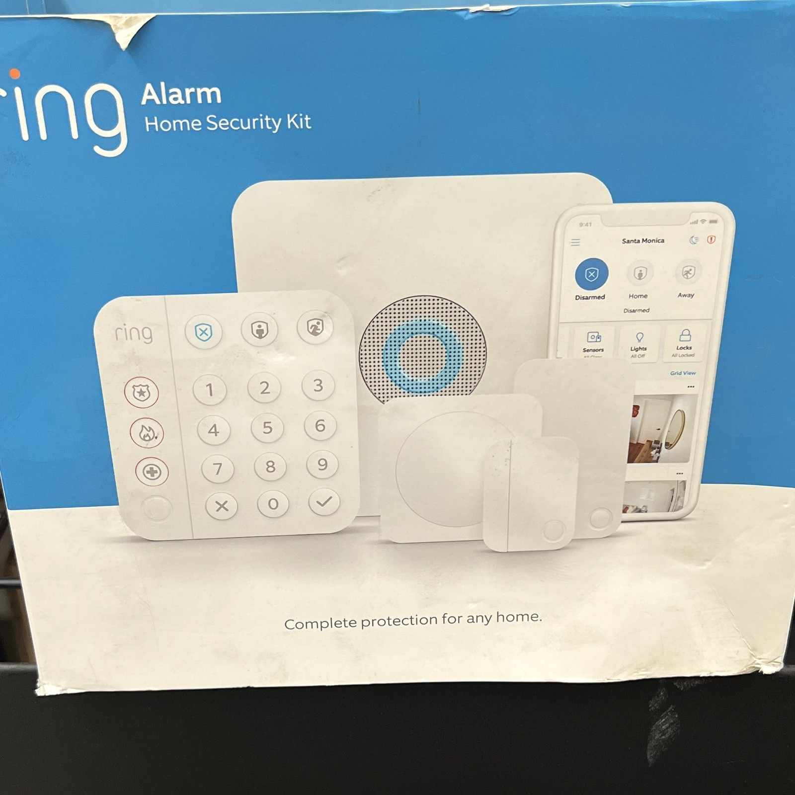 Ring Alarm Home Security Kit Complete System, Keypad, Sensors, Wireless, Wi-Fi