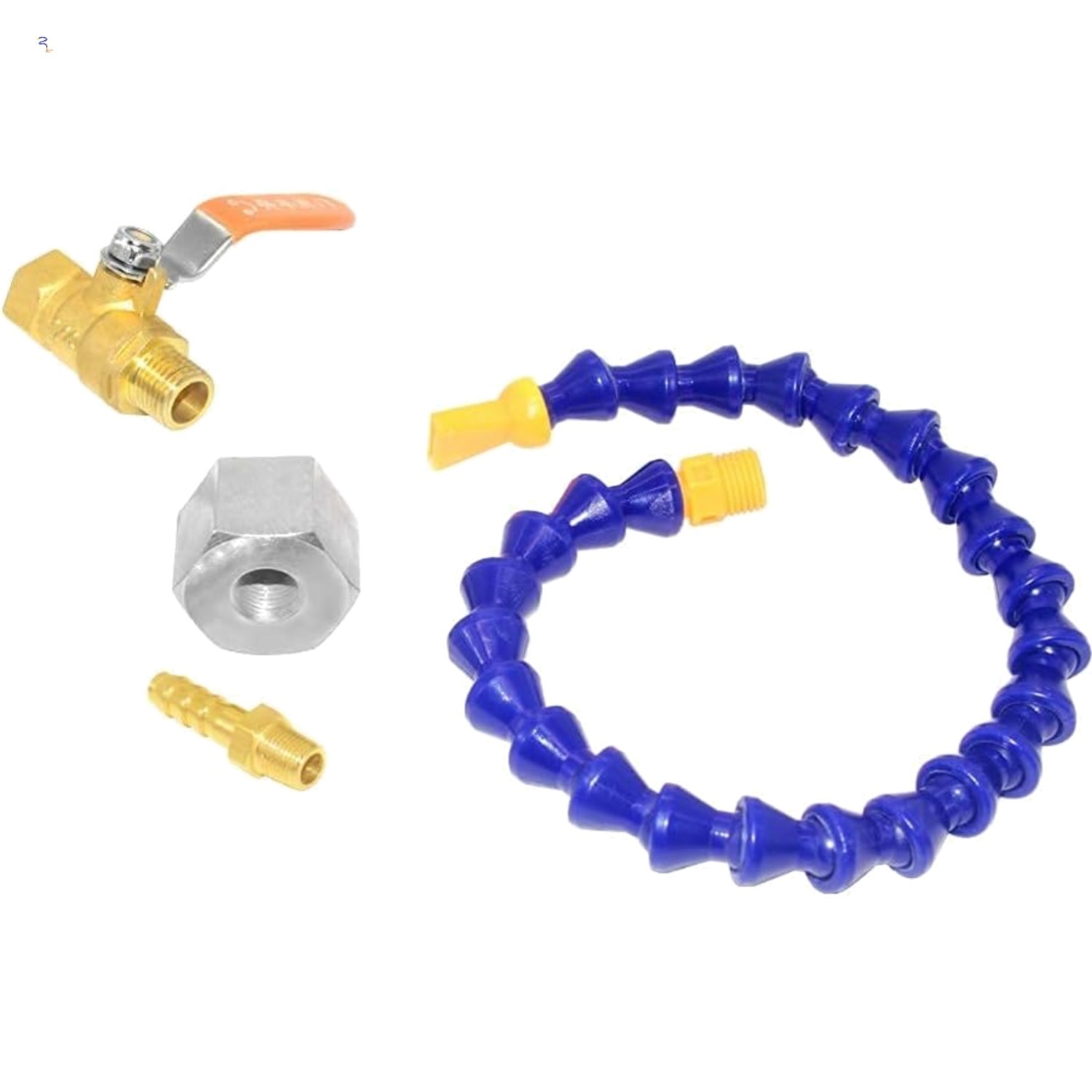 Versatile 13.4" Magnetic Base Coolant Hose Pipe with Adjustable 1/4PT Threading
