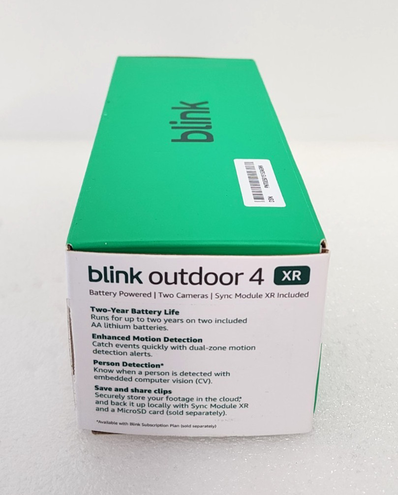 Blink Outdoor 4 XR Wireless Security 2 Camera System with XR Sync Module
