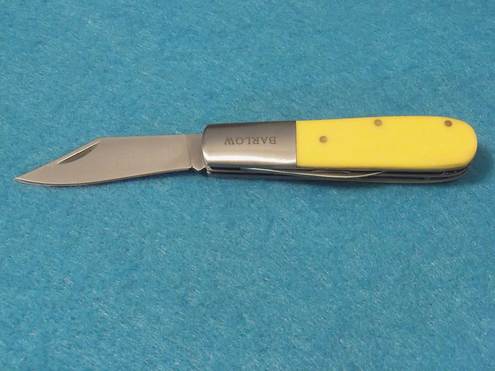 Rite EDGE RE5023YW BARLOW Yellow handle pocket knife 3 1/4" closed PA5023YW NEW!