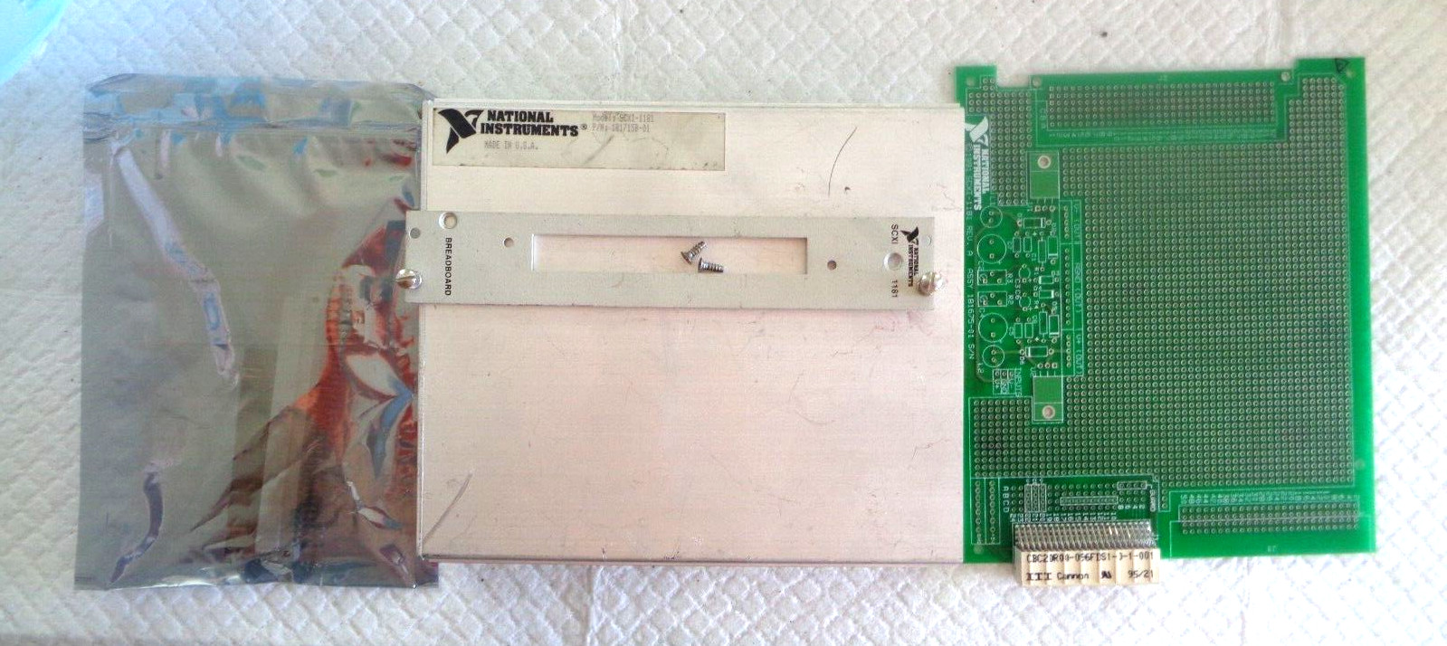 National Instruments SCXI-1181 Breadboard Module - Appears Unused 181715B-01