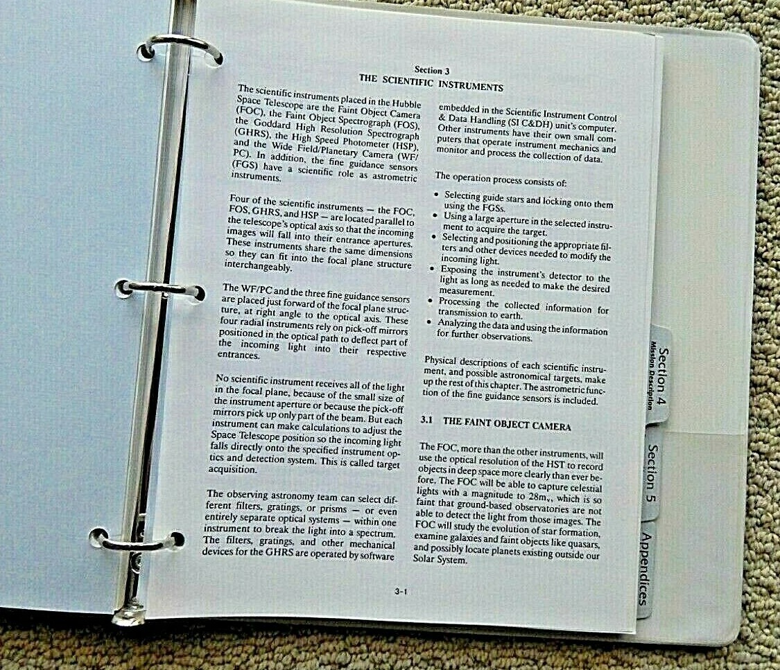 HUBBLE Space Telescope (Media Reference Guide) & Lockheed Missiles & Space Co.~