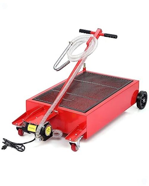 Low Profile Oil Drain Pan, 20 gal Electric Oil Drain Pan with 20 Gal - Electric