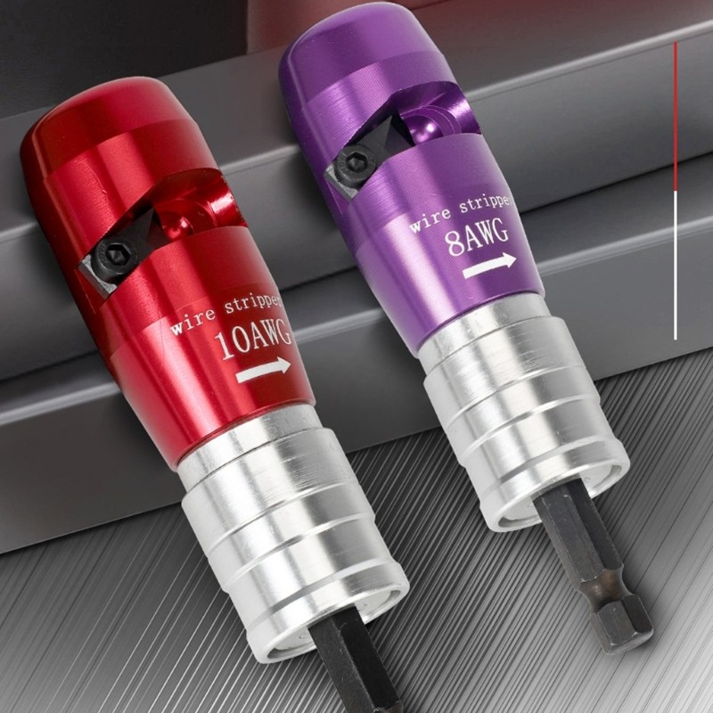 Wire Stripper for Drill Upgraded Electric Wire Stripping and Twisting Tool