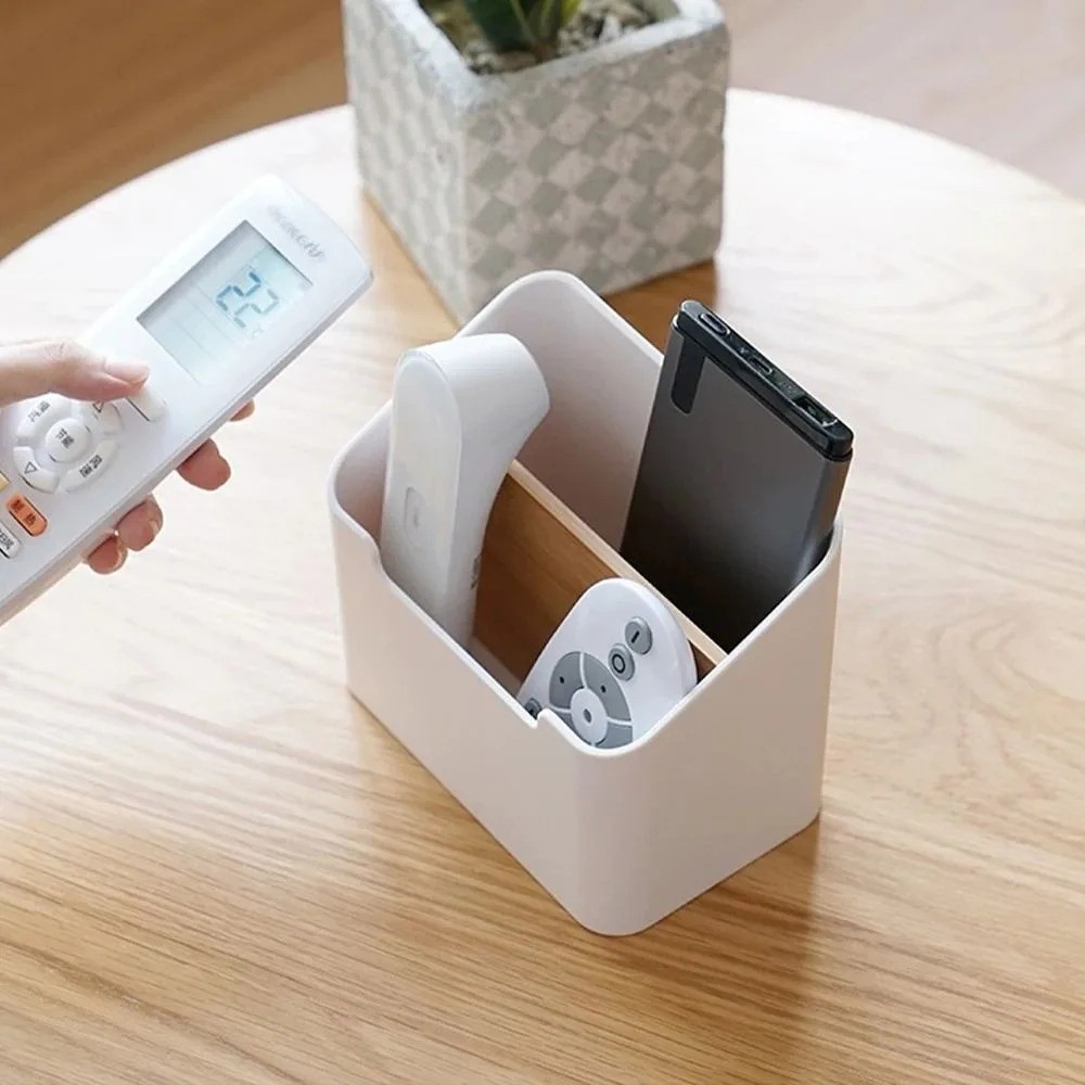 TV Remote Control Holder Remote Organizer for Table Multipurpose Desktop Storage