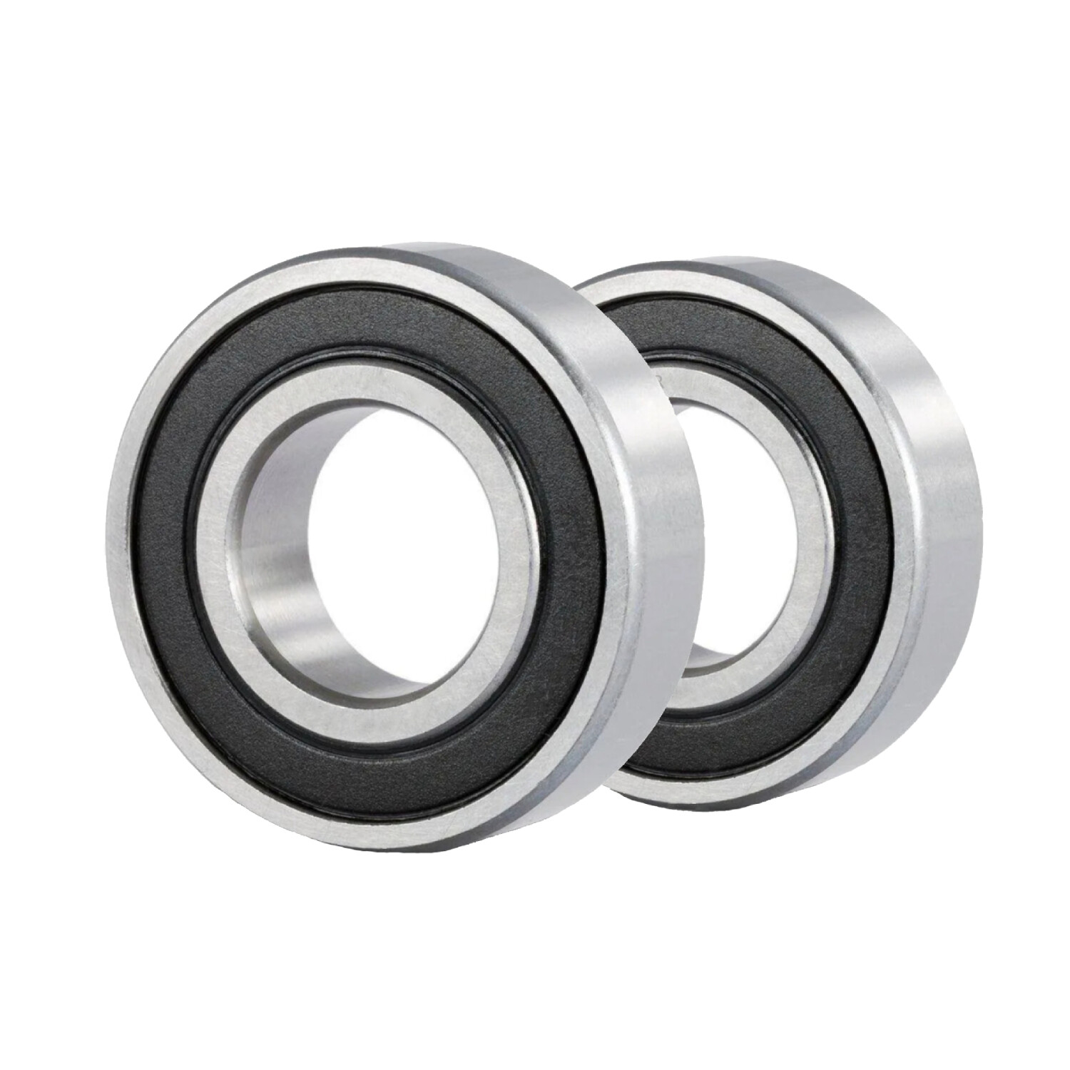2 Pcs Premium 6206 2RS ABEC3 Rubber Sealed Deep Groove Ball Bearing 30x62x16mm