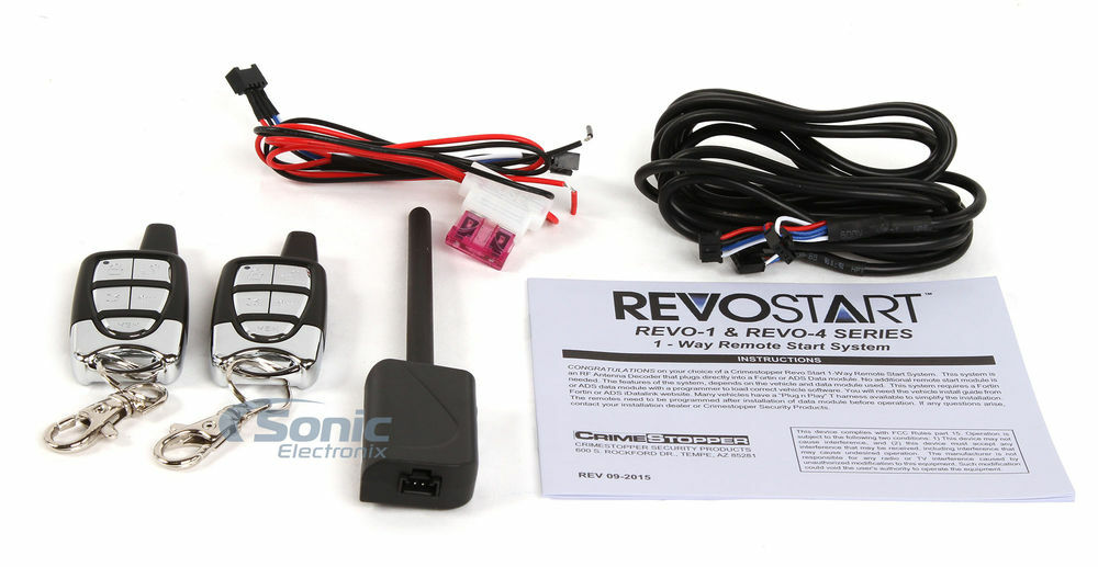 Crimestopper REVO41 1-Way RF Kit AM 5 Button Remotes Keyless Entry Trunk Release