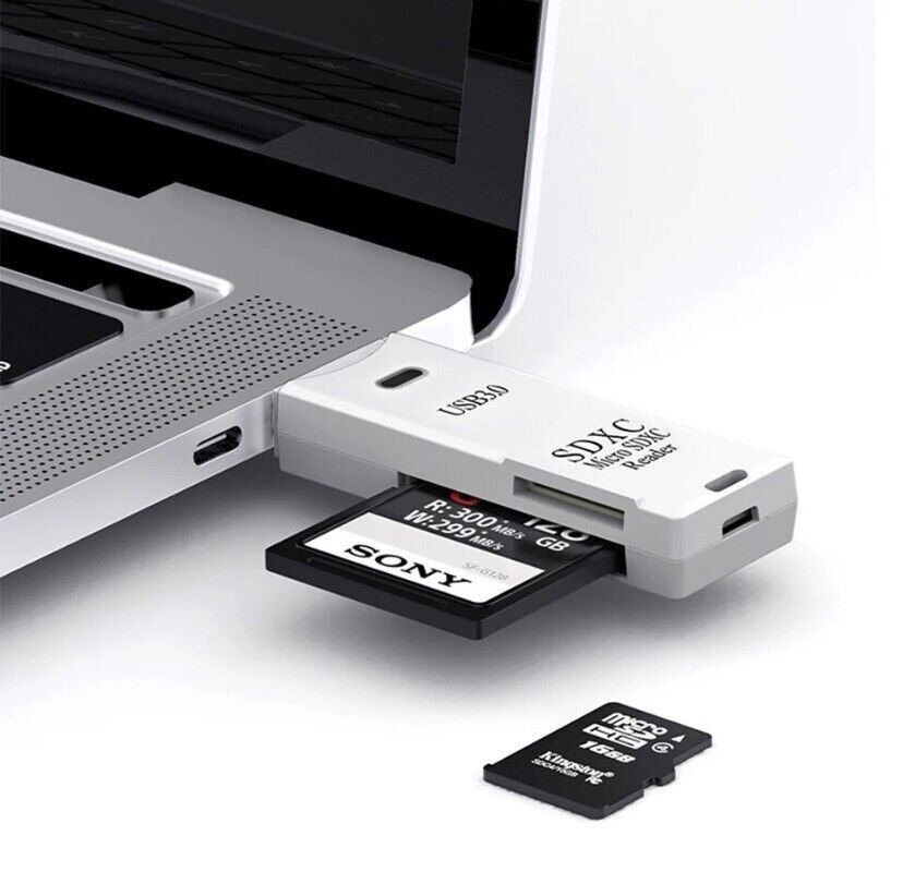 USB 3.0 SD Card Reader for PC Micro SD Card to USB Adapter for Camera Memory Cam