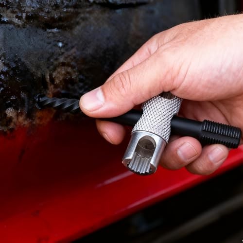 Grease Zerk Fitting Tool, 4 Way Grease Zerk Removal Multi-Tool Fit 1/4"-28