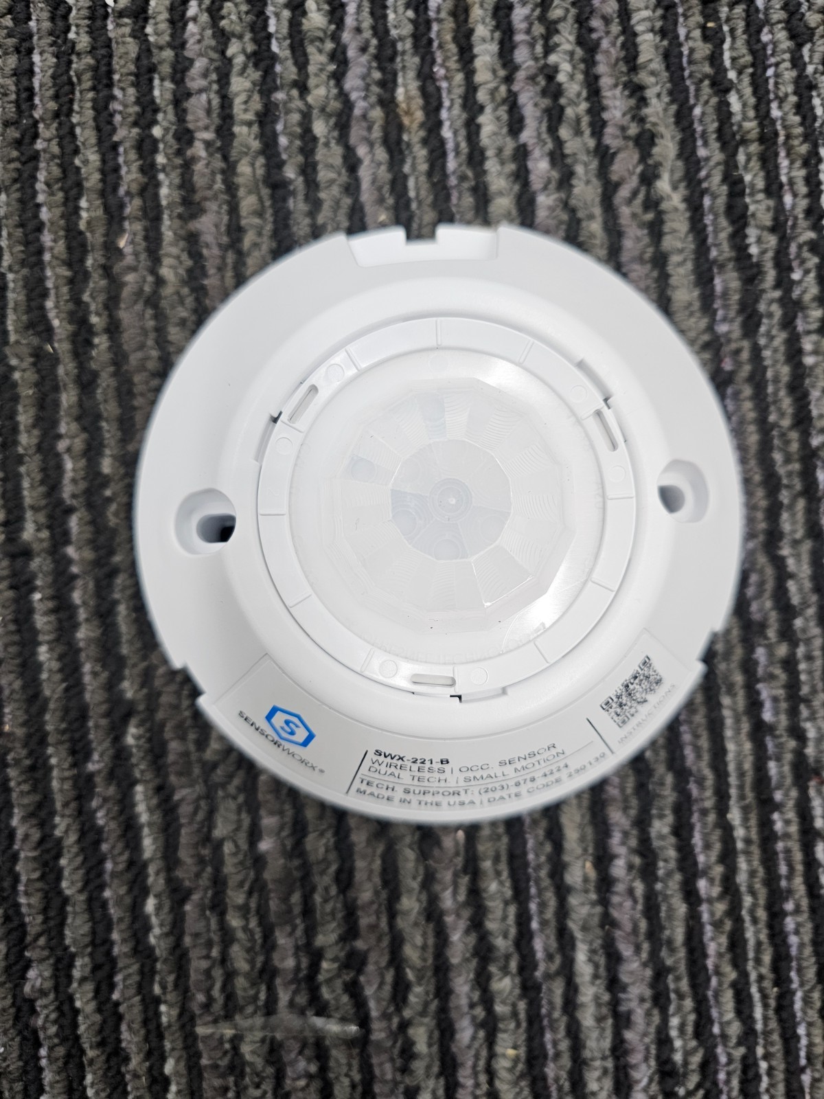 Sensorworx SWX-221-B Wireless Occupancy Dual Tech Small Motion Ceiling Mount
