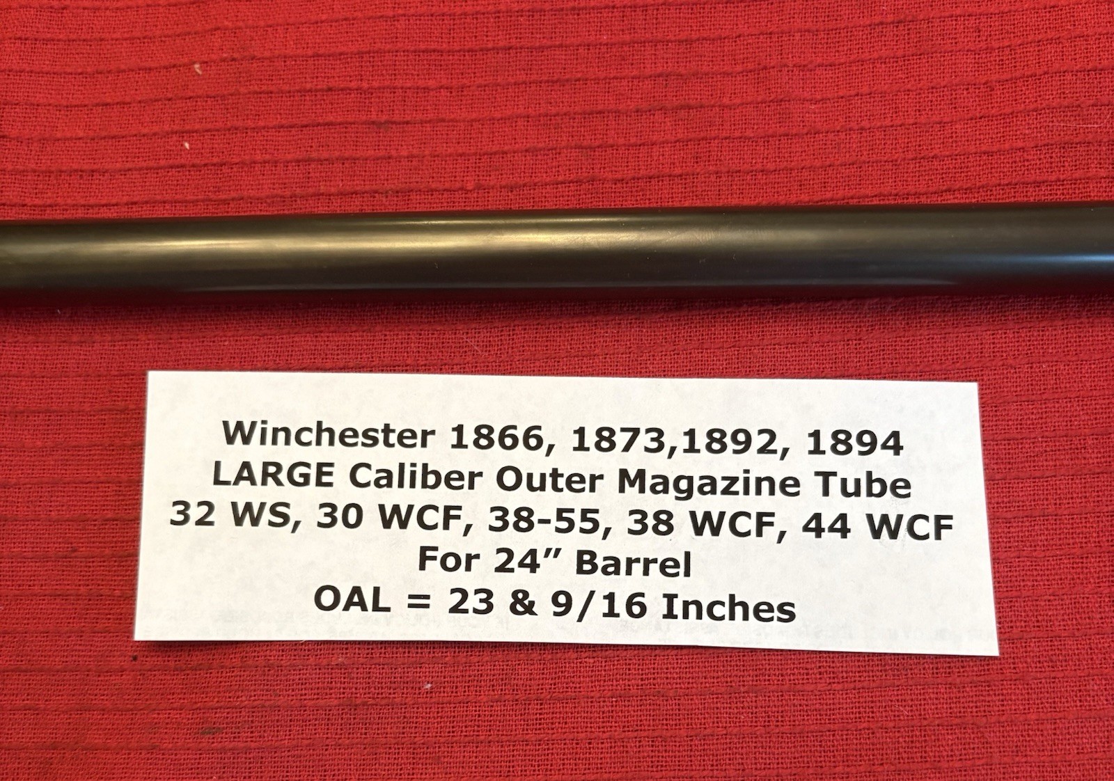 Winchester 1873, 1892, 53, 1894 Outer Magazine Tube 30-30, 38-40, 38-55 & 44-40