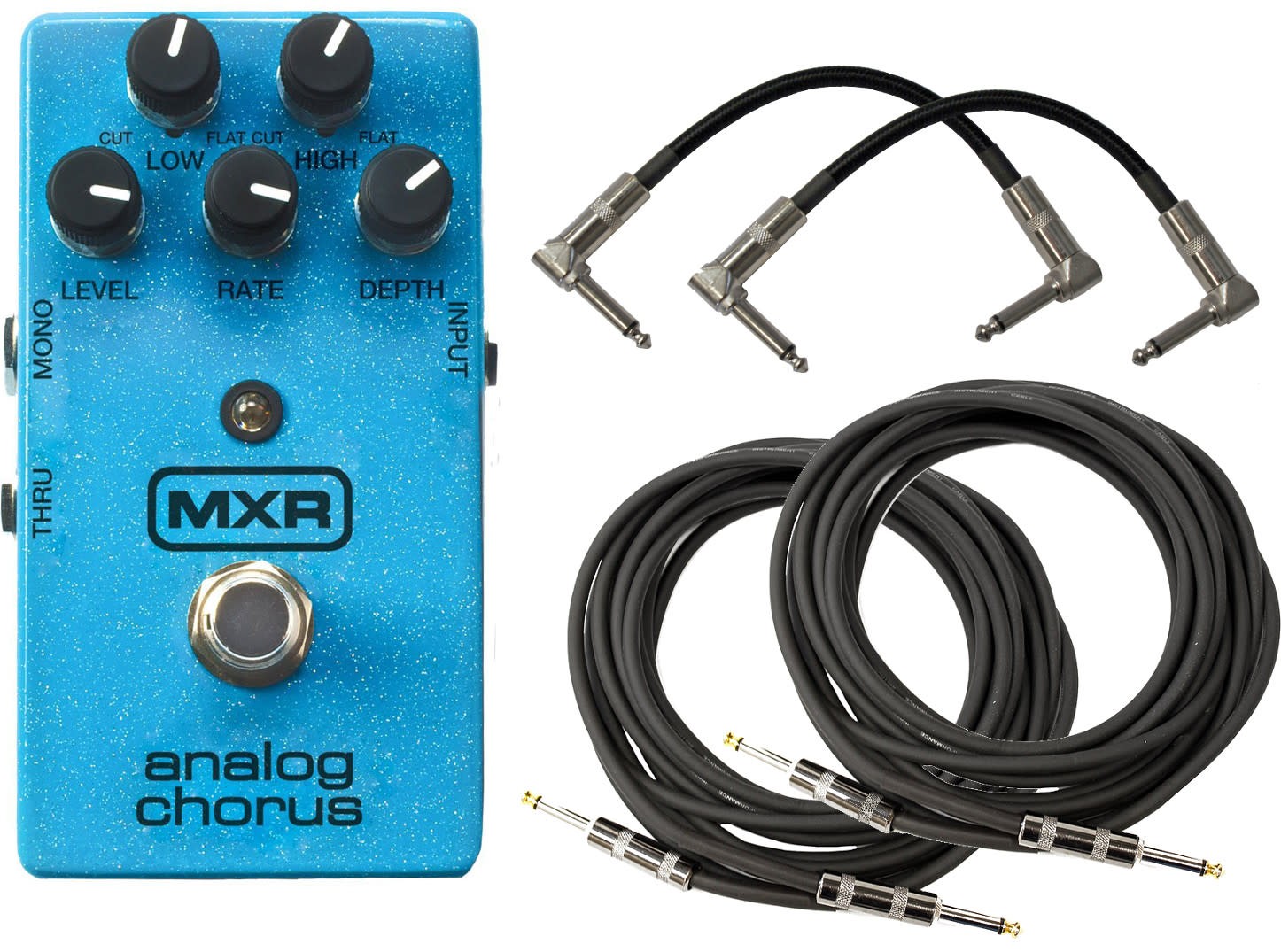 MXR M234 Analog Chorus Pedal w/ 4 Cables