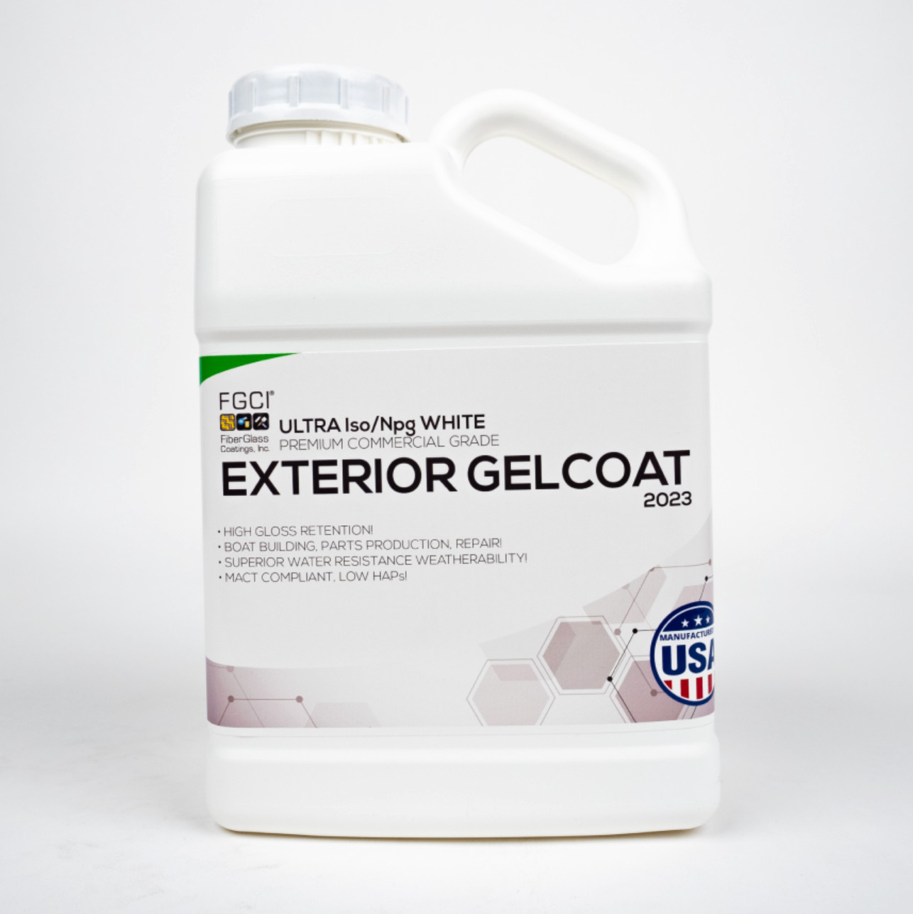 Gelcoat "Professional Grade Exterior", Gallon | w/ 2oz MEKP & 4oz Jar of Wax