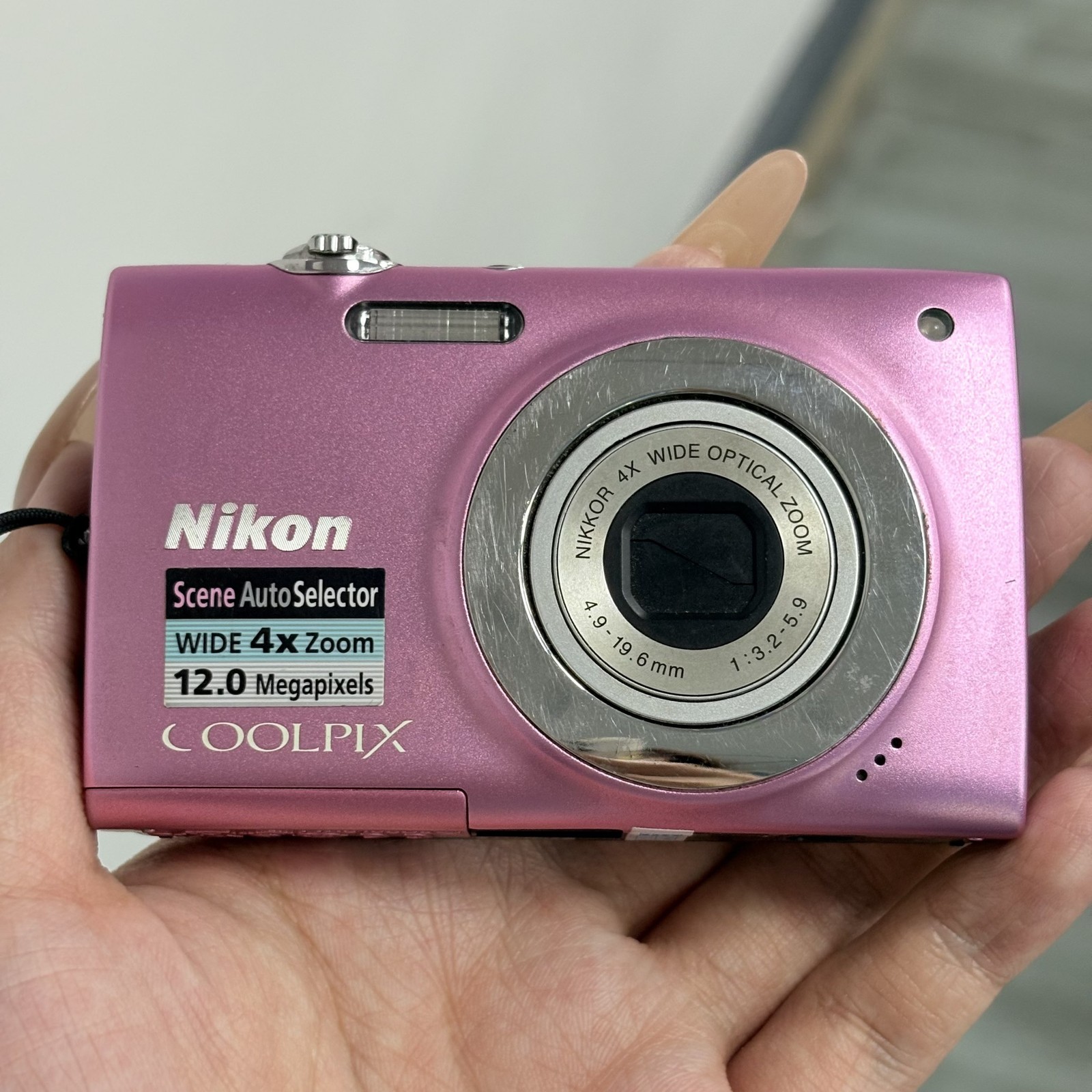 Nikon Coolpix S2500 12MP Digital Camera 4x Optical Zoom 100%WORK PINK