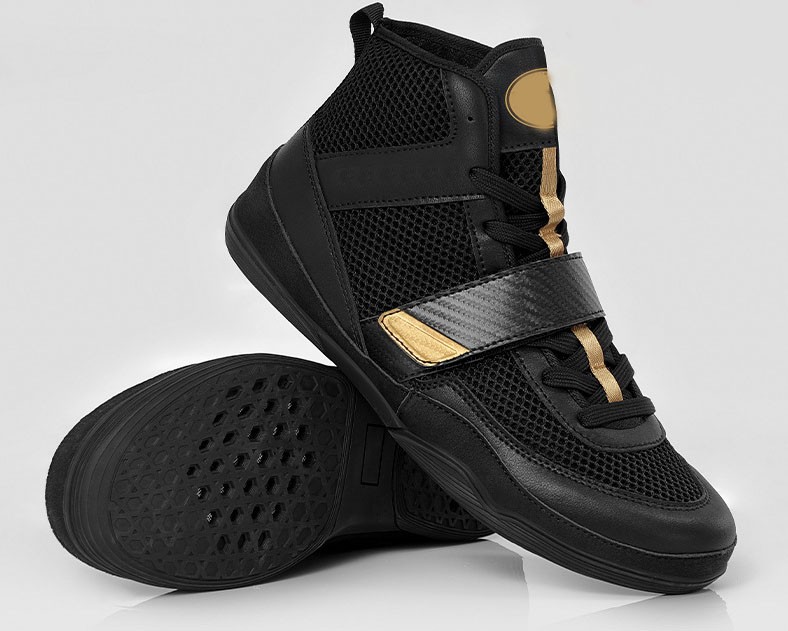 Unisex Adult Professional Boxing Shoes Wrestling Training Boots Fitness Sneakers