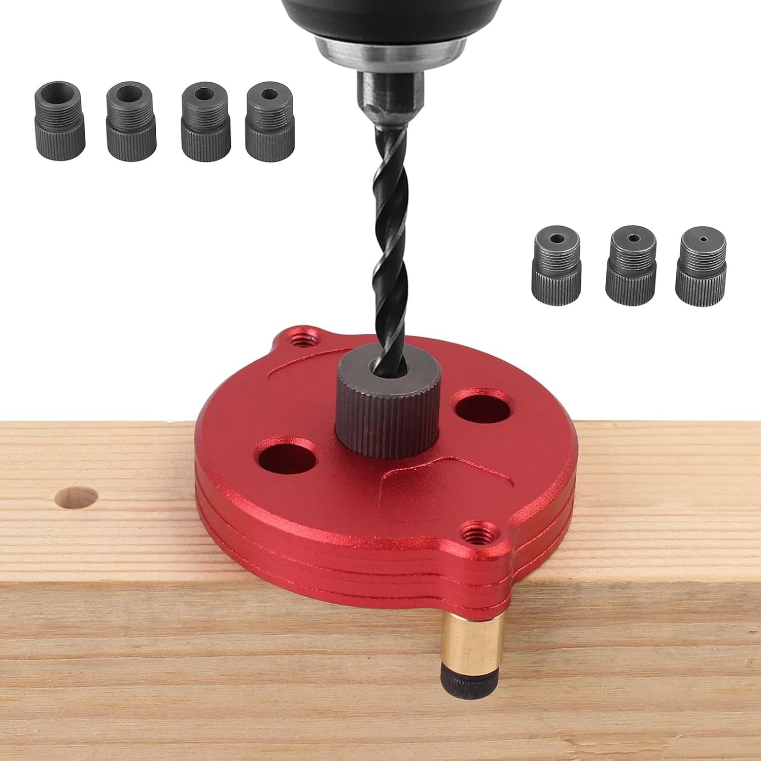 Self Centering Doweling Jig, Dowel Drill Guide 2/3/4/5/6/7/8/9/10Mm Handheld Dri