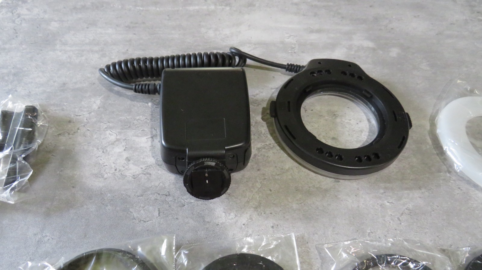 Travor Macro LED Ring Flash Light with LCD Display Power Control