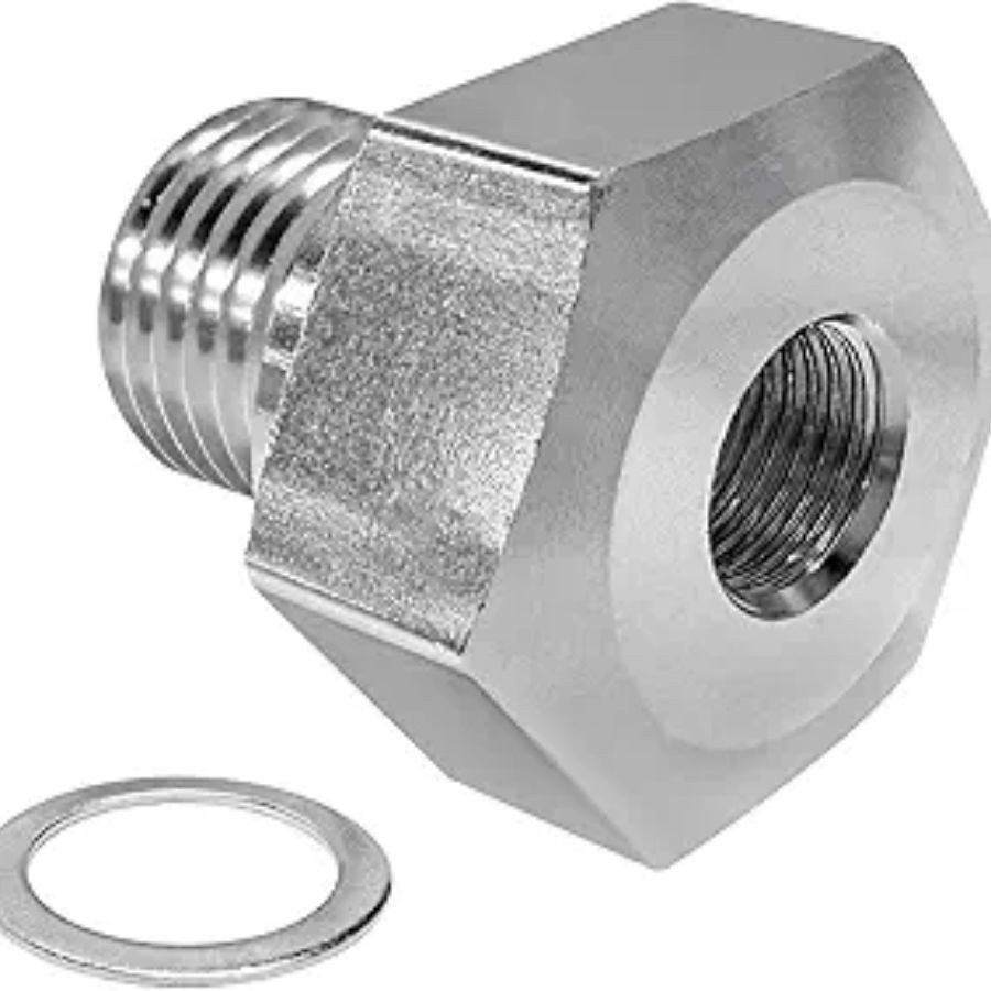 Swap Oil Pressure Sensor Adapter, M16-1.5 to 1/8 NPT Thread Pipe Fitting Adapter