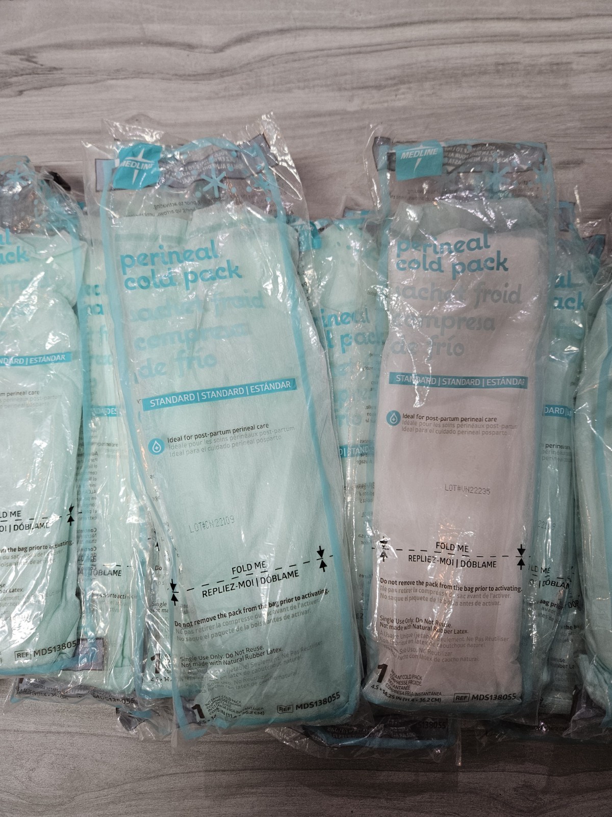 Medline MDS138055 Postpartum Perineal Cold Pack 16 Pack Standard New