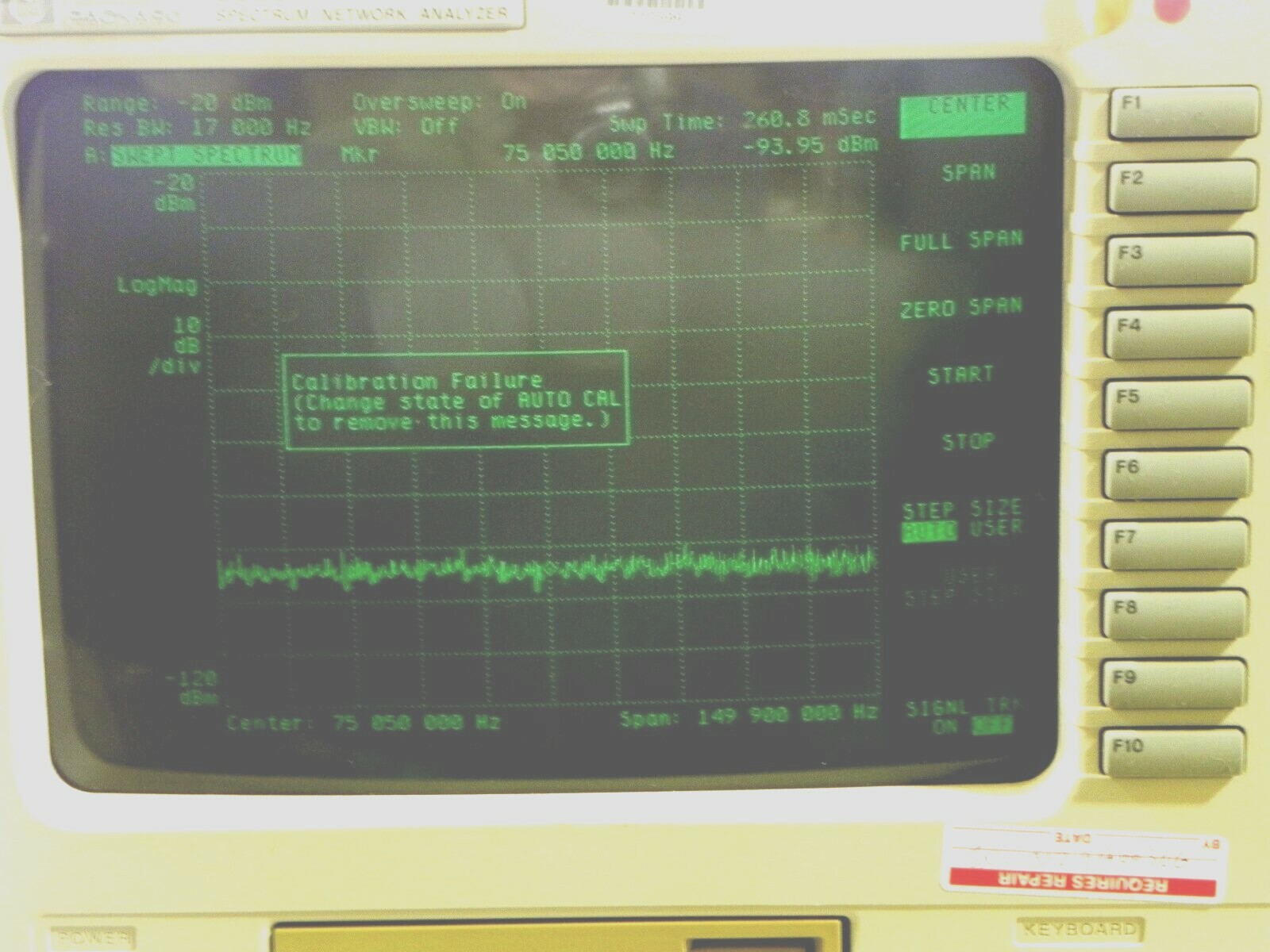 Keysight 3589A Spectrum/Network Analyzer, 10 Hz - 150 MHz