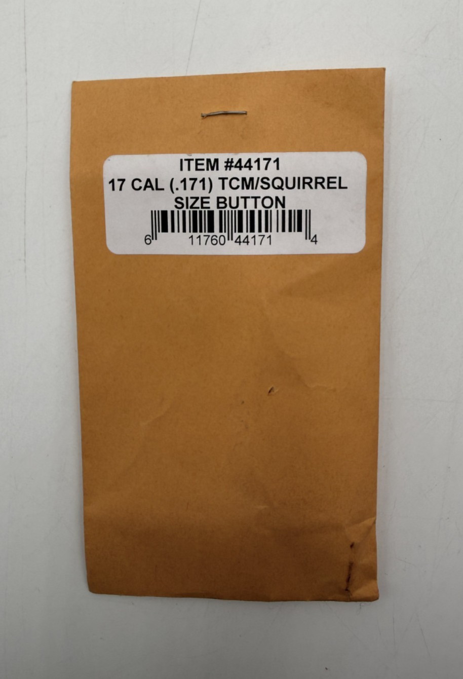 Redding #44171 TCM/SQUIRREL Size Button 17 Cal (.171) - NEW