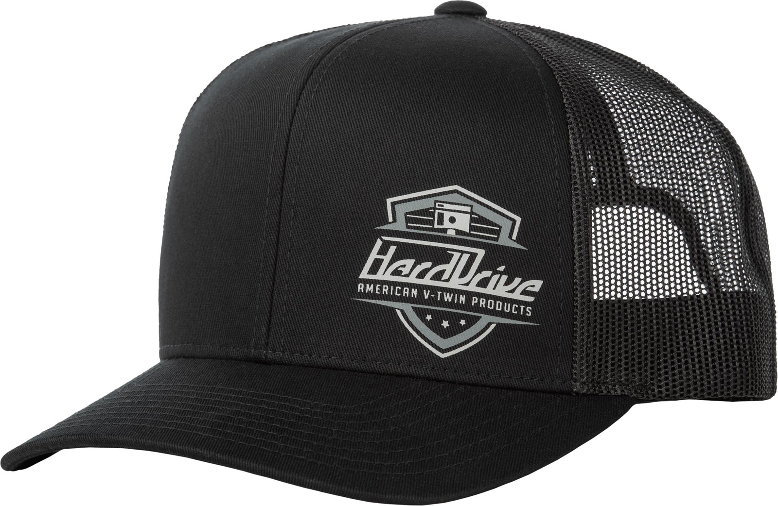 Harddrive Shield Hat Black Os