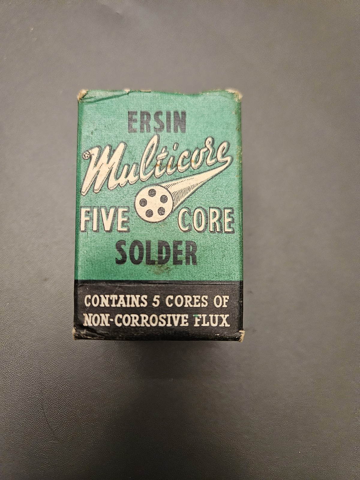 ULTRA RARE Vintage Ersin Multicore Five Core Solder Non Corrosive Flux, Unopened