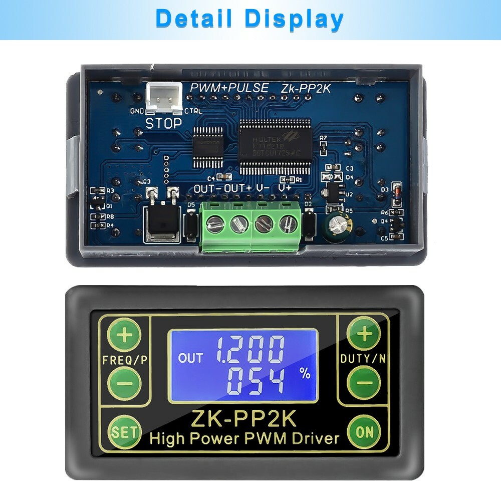 High Power PWM & Pulse Signal Generator Frequency Duty Cycle Adjustable Driver
