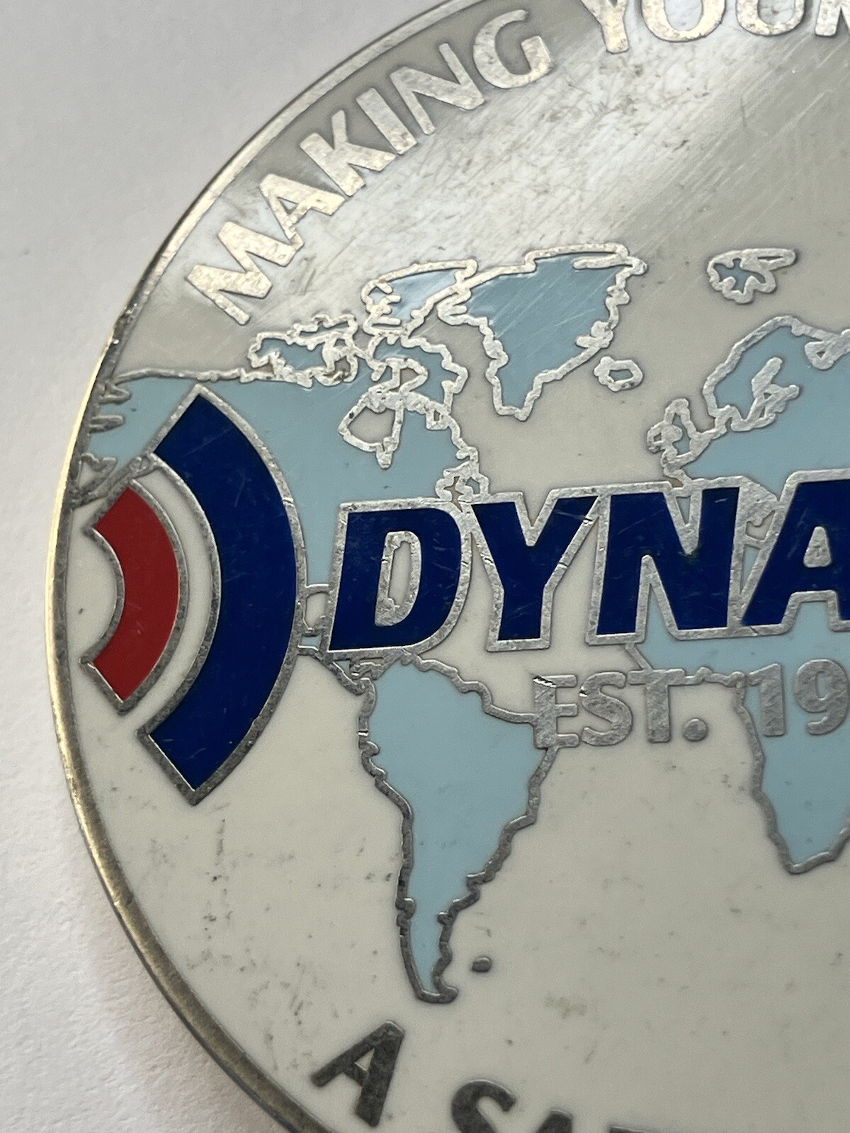 Rare Dynasafe Salesman Sample Token Safe Material Explosives Protection 1 Oz tk1