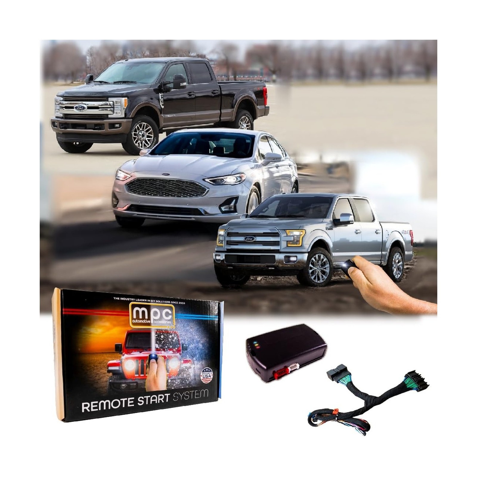 MPC Remote Start Kit for Ford F-150 2015-2020 || F-250 F-350 2017-2021 || Fus...