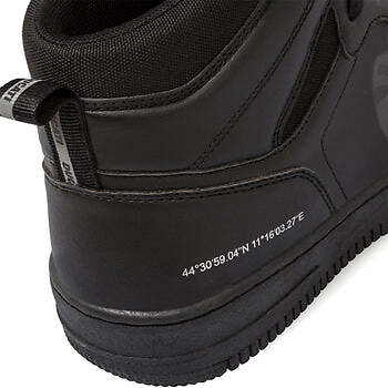 Scarpa ginnastica alta da uomo Ducati corse ufficiali DUX2M200 BB00 total black