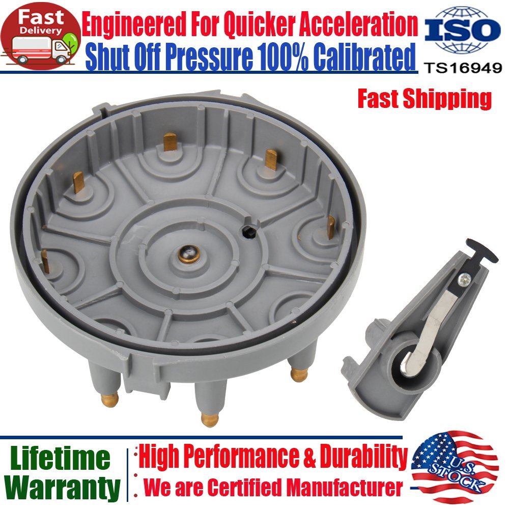 Heavy Duty Male Distributor Cap Rotor Kit For Ford F-250 F-150 E-350 5.0 5.8L v8