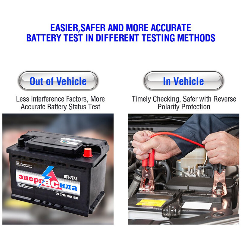 🔥TOPDON AB101 12V Car Load Battery Tester Digital Analyzer Tester LCD Screen