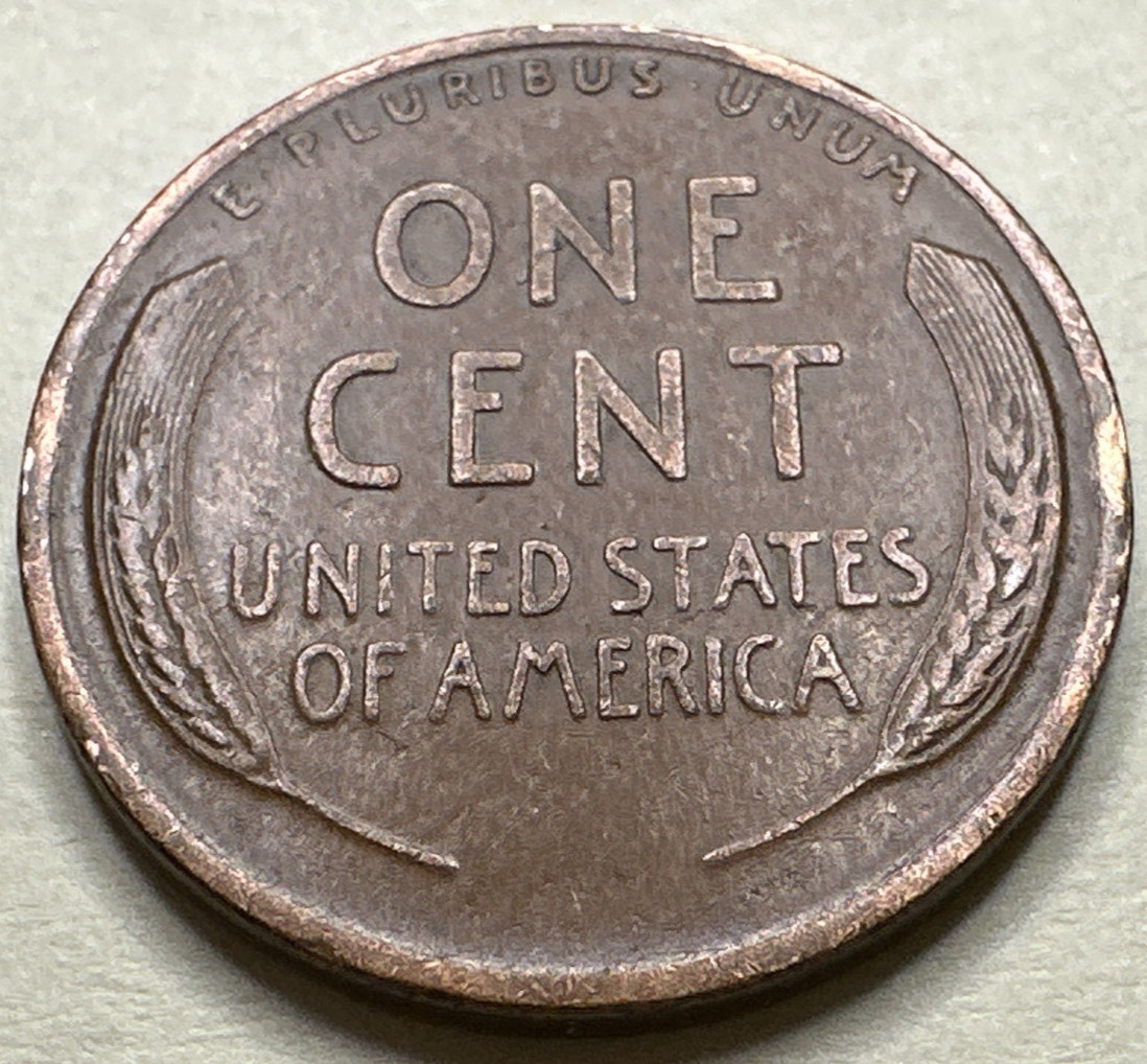 1925 1C BN Lincoln Cent WHEAT PENNY 2702X