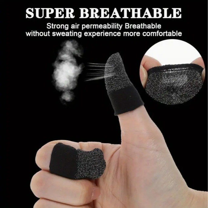 10 Pcs Screen PUBG Gaming Finger Sleeve Game Controller Mobile Sweatproof Gloves