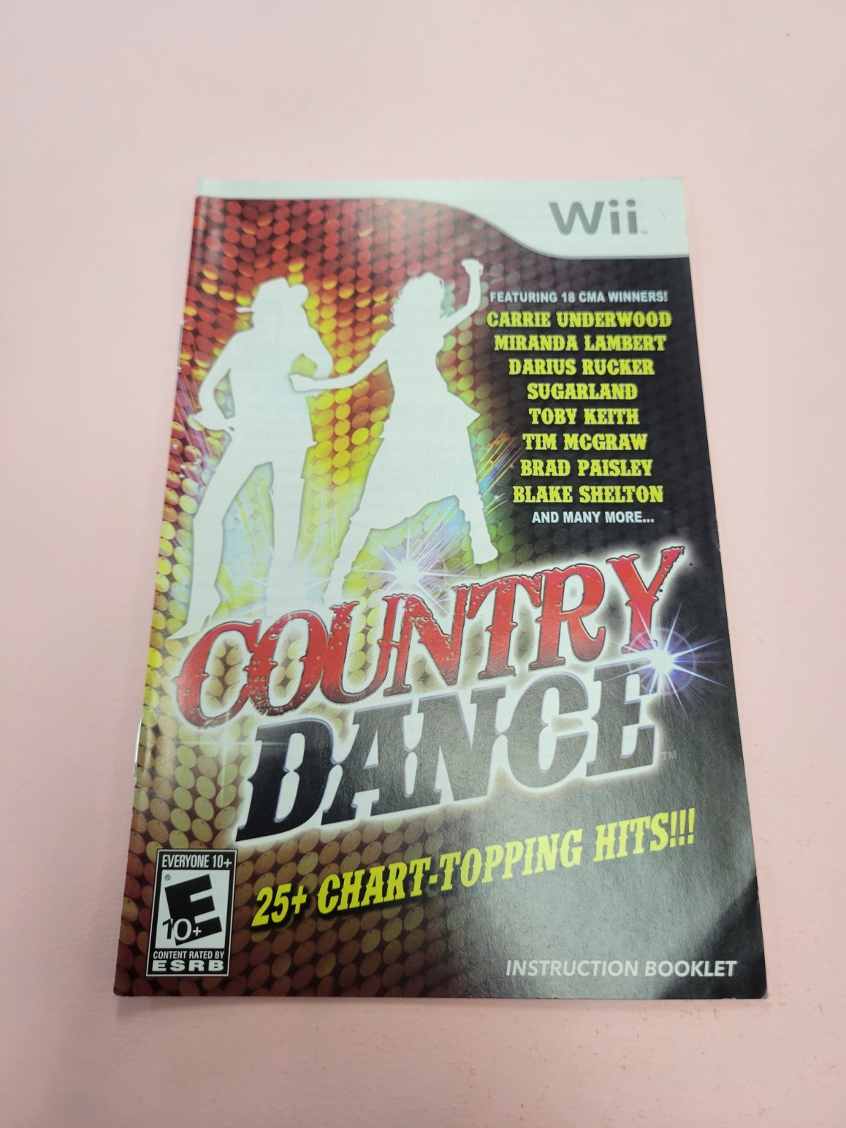 Country Dance (Nintendo Wii, 2011) Manual Only