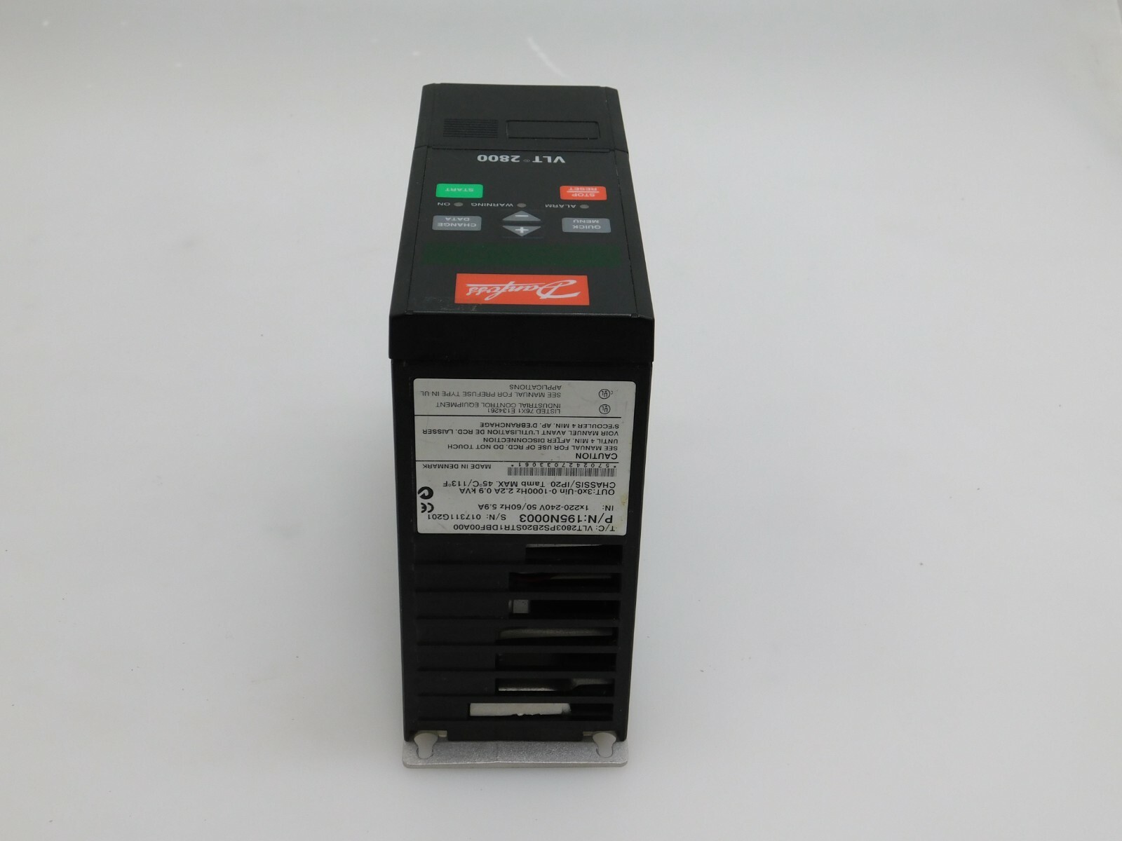 DANFOSS VLT 28003PS2B20STR1DBF00A00 0.9 Kva