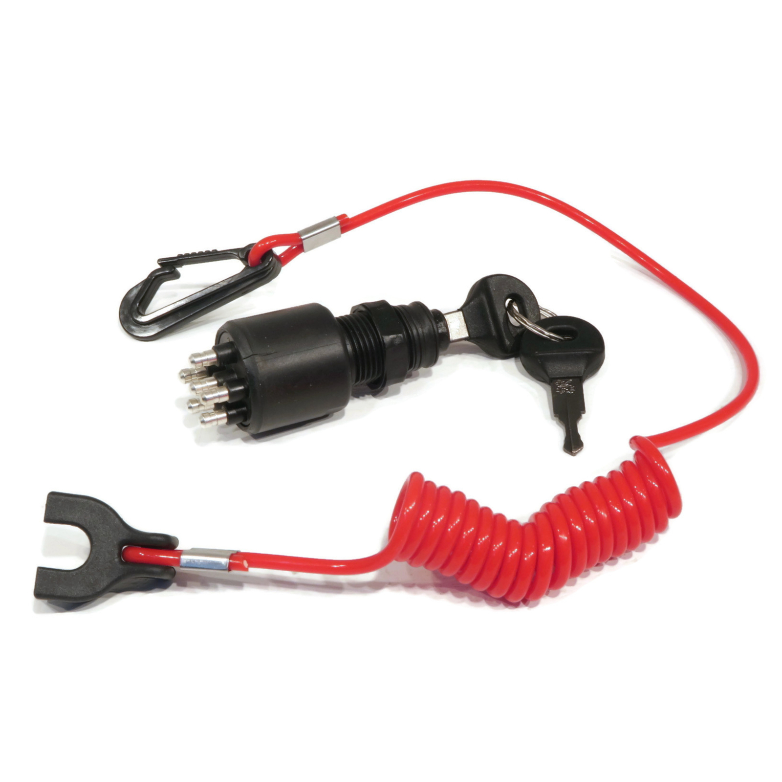 Ignition Key Switch for 1996-2000 Johnson, Evinrude Switch & Wiring Rigging Kit