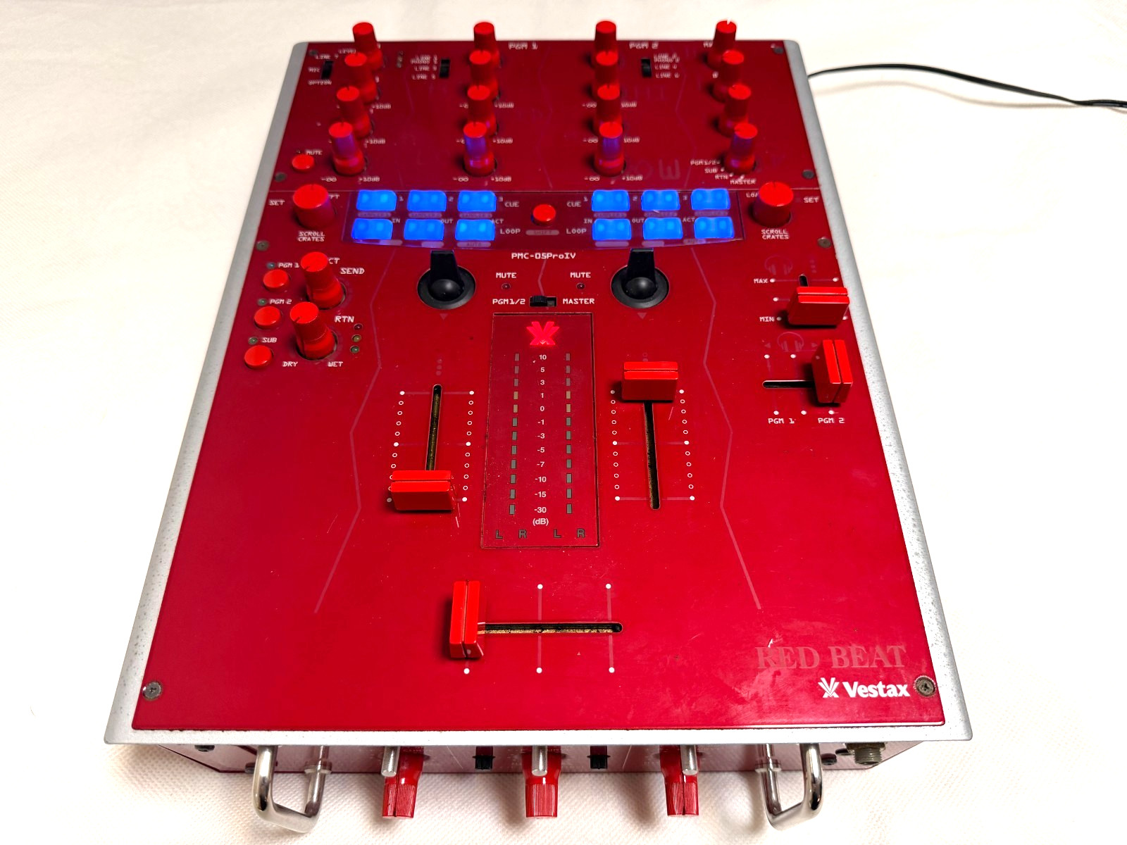 Vestax PMC-05 ProⅣ Red DJ Mixer Professional Mixing Controller