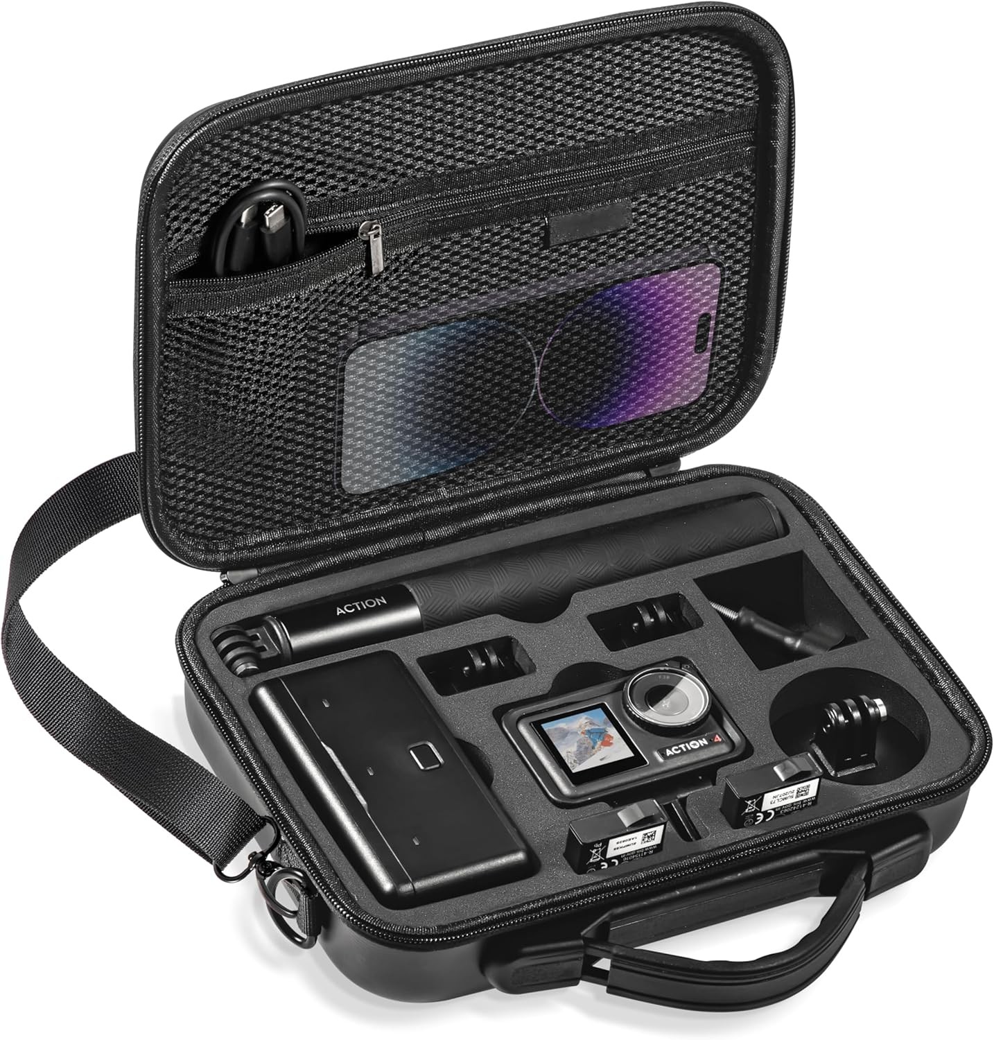 Carrying Case Hard Shell Bag for DJI Osmo Action 5/Action 4 Camera Accessories
