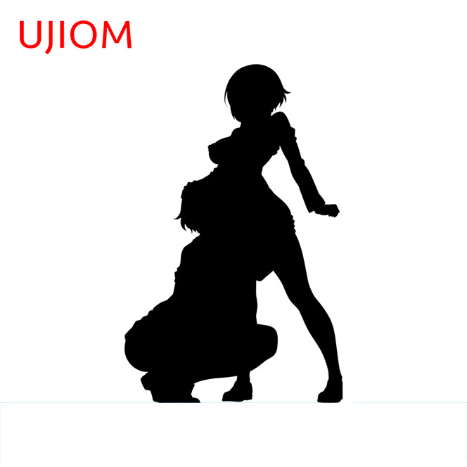 EARLFAMILY 5.1" Megumin Anime Car Sticker Hood Fashionable Artistic RV Decals