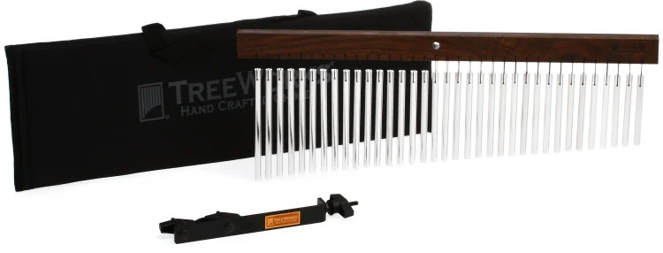 Treeworks TRE35kit Chimes Combo Kit - 35-bar Single Row with Mount and Bag