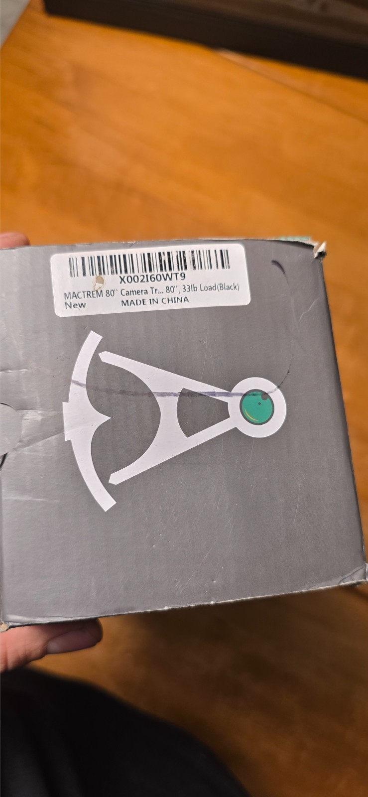 MACTREM Biscayne BT80 80" Camera Tripod 33lb Load Black Open Box
