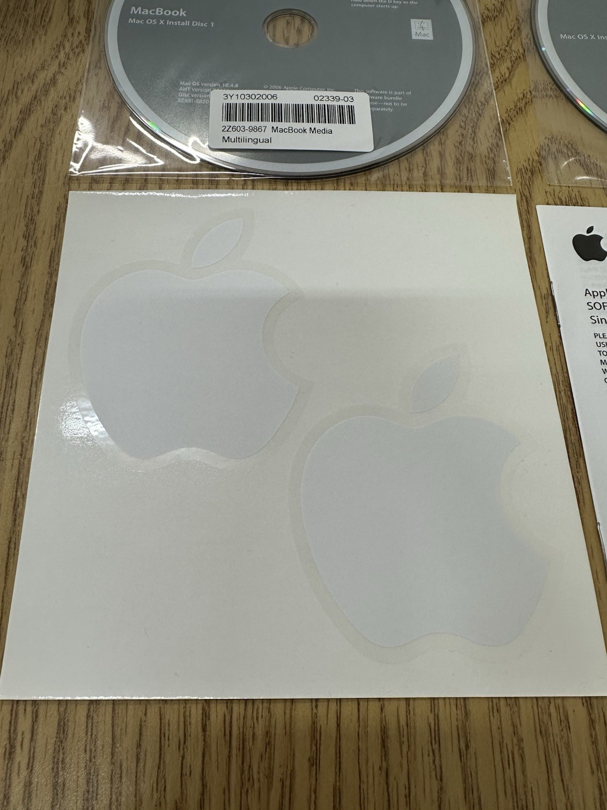 Mac Pro OS X Install Disc 1 & 2 Version 10.4.8 OEM