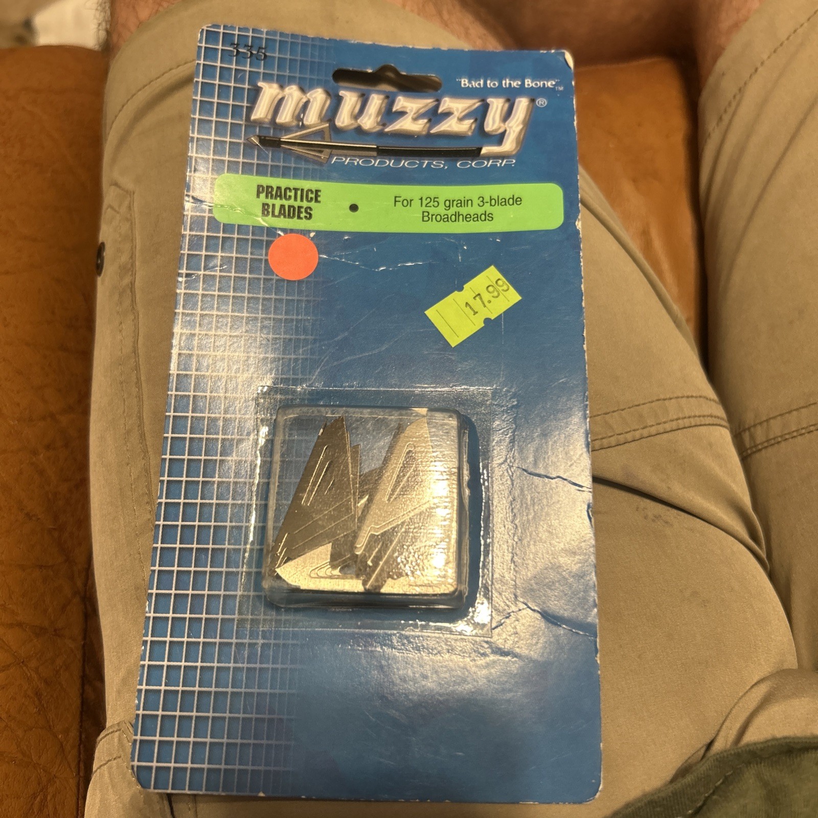 Muzzy Practice Blades for 125 Grain 3 Blade Broadheads #335 - New Pack