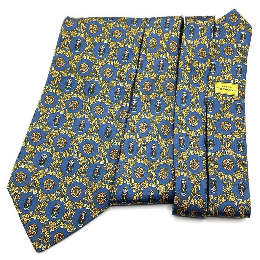 LANCEL All pattern floral doll blue yellow