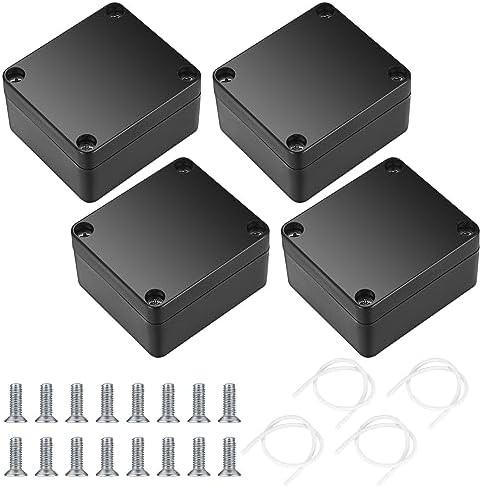 Project Box, 4 Pcs Electrical Junction Box, IP65 Waterproof Electrical Project C