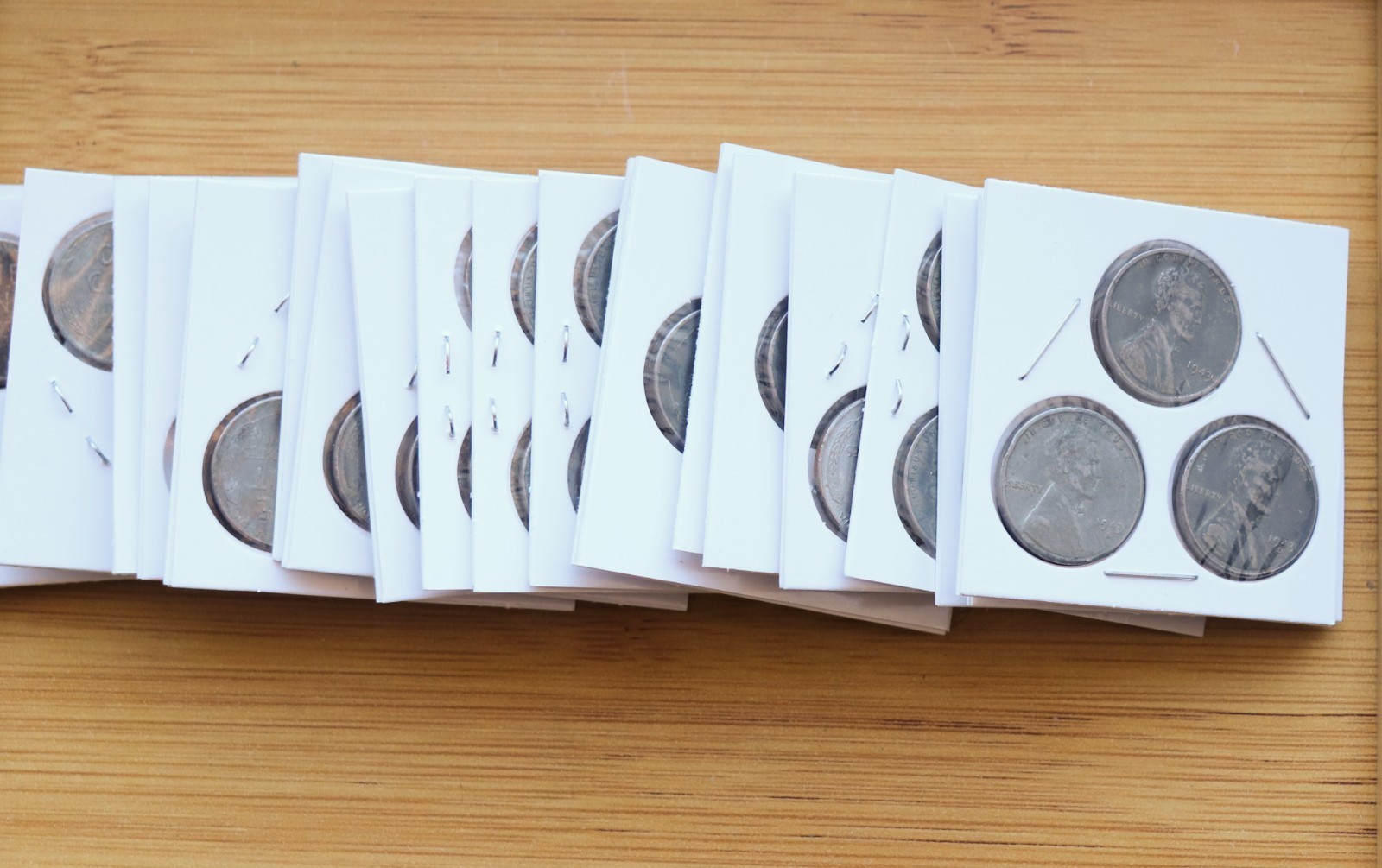 (1) Set Of 3 1943 Steel Pennies - One From Each Mint, P D & S
